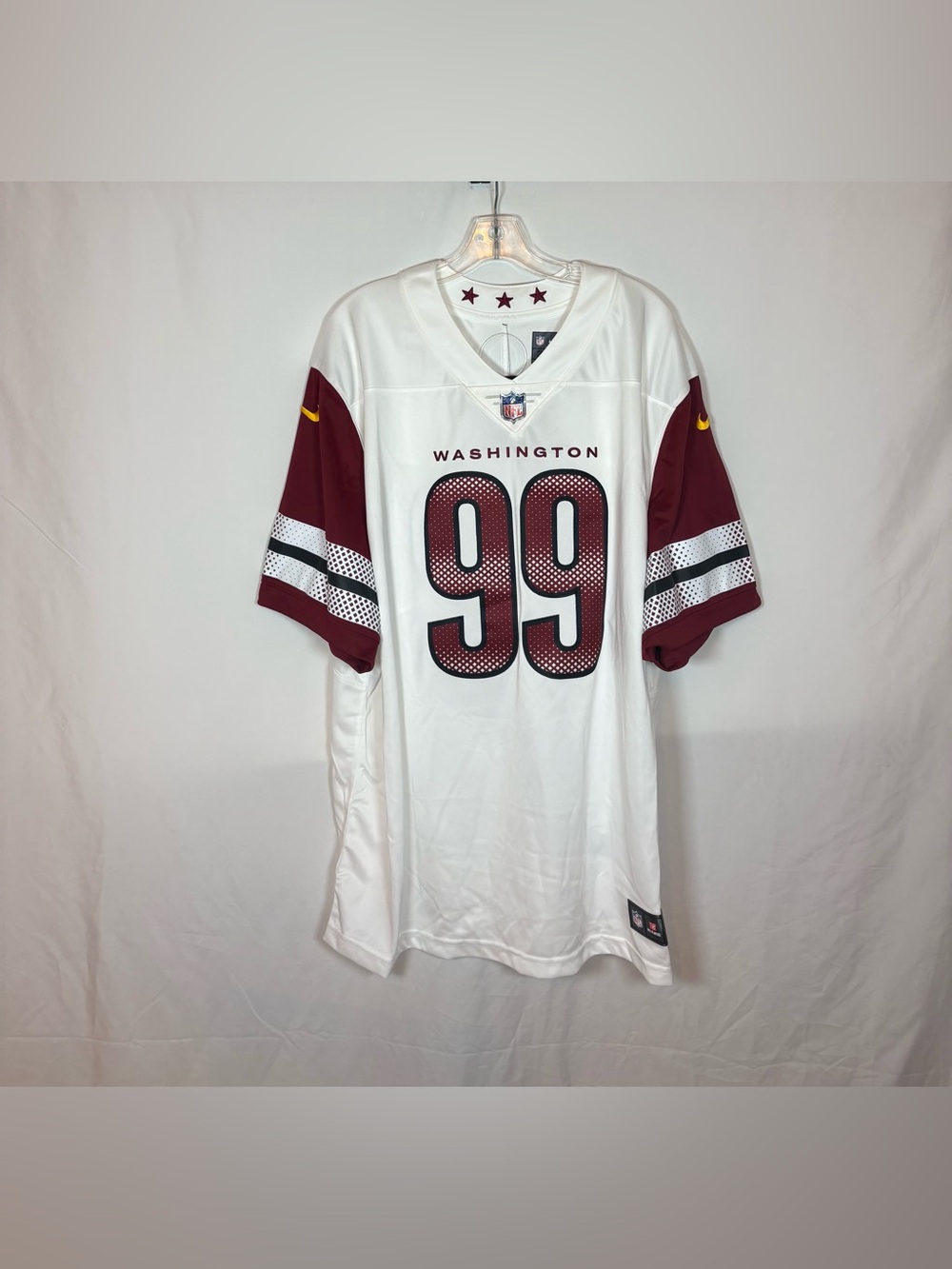 Nike Washington Commanders #99 Young Vapor Limited White Jersey 3XL